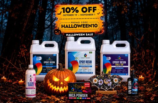 Craft Resin: 10% off everything — the Halloween Sale is on