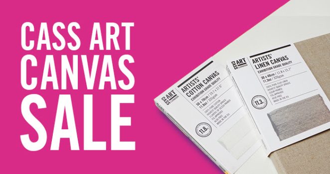Cass Art: Canvas Sale Now On!