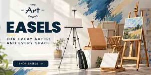 The Art Shops: Easel Sale — save big from tabletop to studio