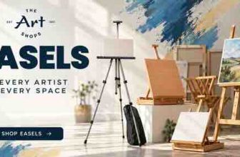 The Art Shops: Easel Sale — save big from tabletop to studio