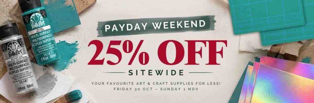 DRK Crafts: Payday Weekend Is Here! 25% OFF Everything