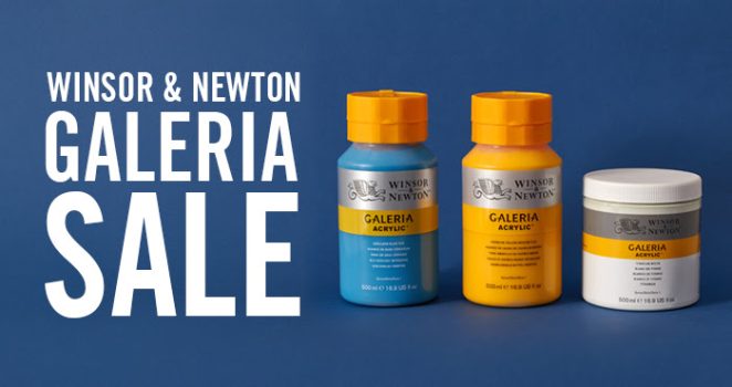 Cass Art: Half Price Winsor & Newton Galeria