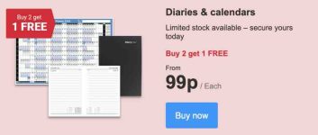 Viking: Buy 2 get 1 free on diaries & calendars