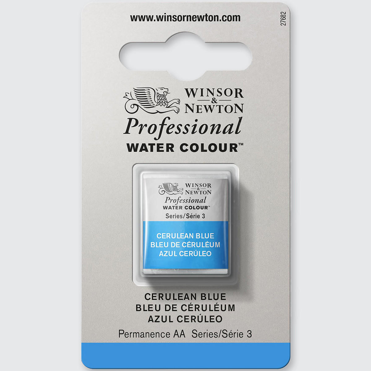 Winsor & Newton Cerulean Blue Watercolour Half Pan