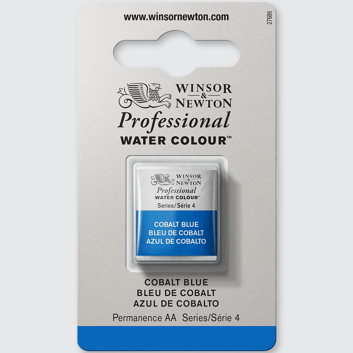 Winsor & Newton Cobalt Blue Watercolour Half Pan