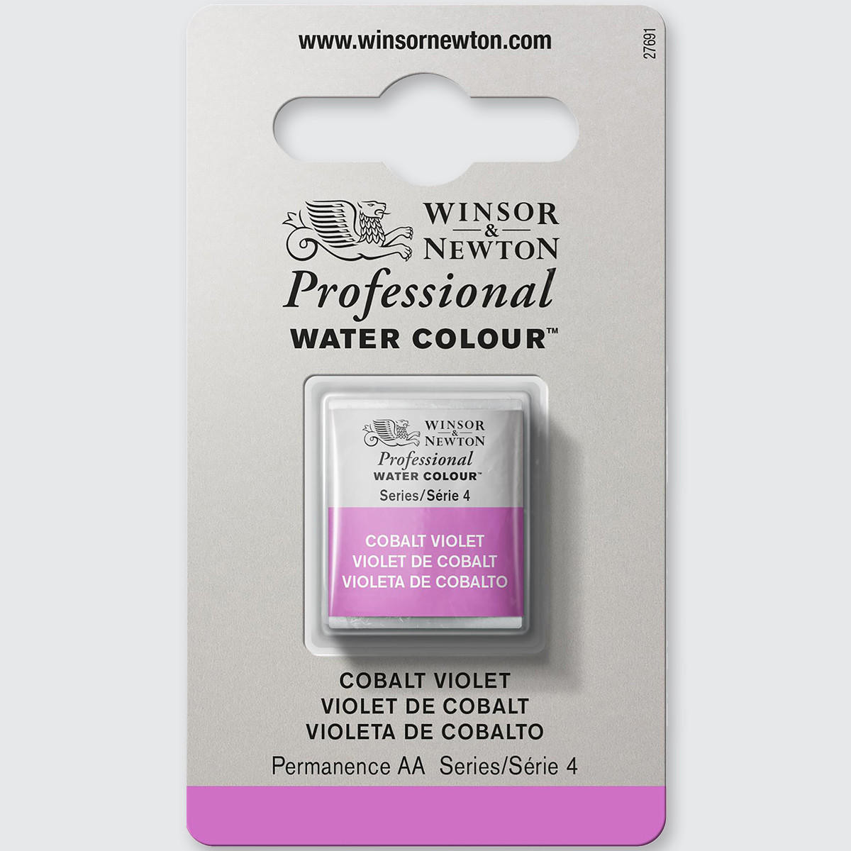 Winsor & Newton Cobalt Violet Watercolour Half Pan