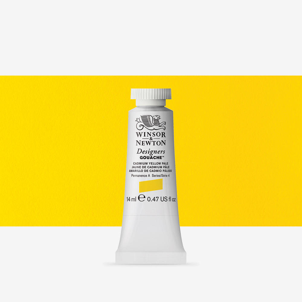 Winsor & Newton Gouache 14ml Cadmium Yellow Quick Drying
