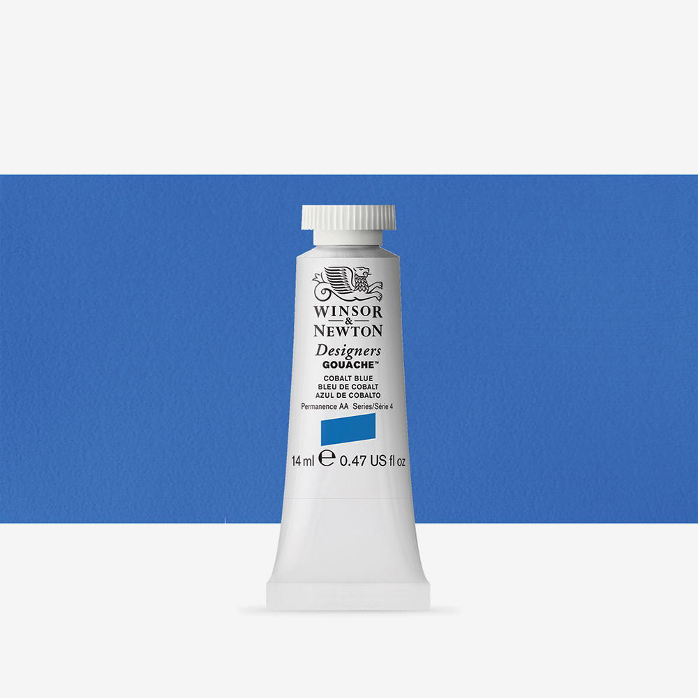 Winsor & Newton Gouache 14ml Cobalt Blue – High Lightfastness
