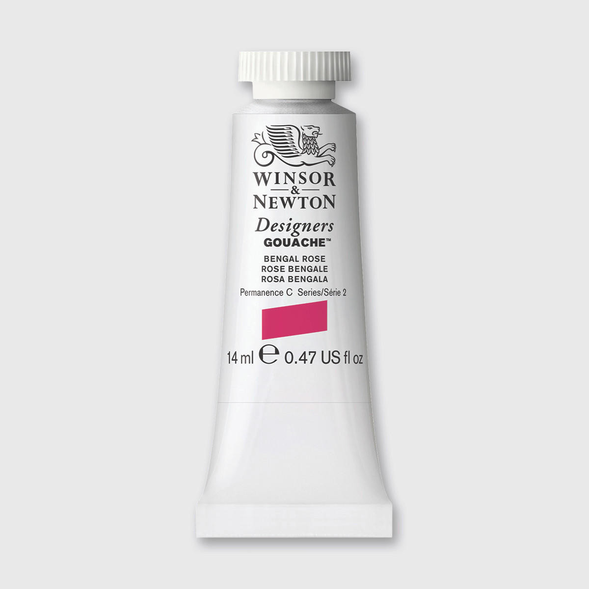 Winsor & Newton Designers Gouache 14ml Bengal Rose Opaque