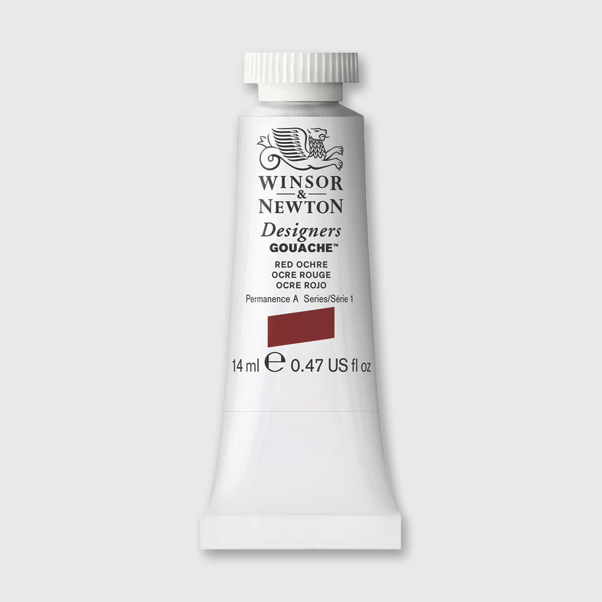 Winsor & Newton Designers Gouache 14ml Red Ochre Quick Dry