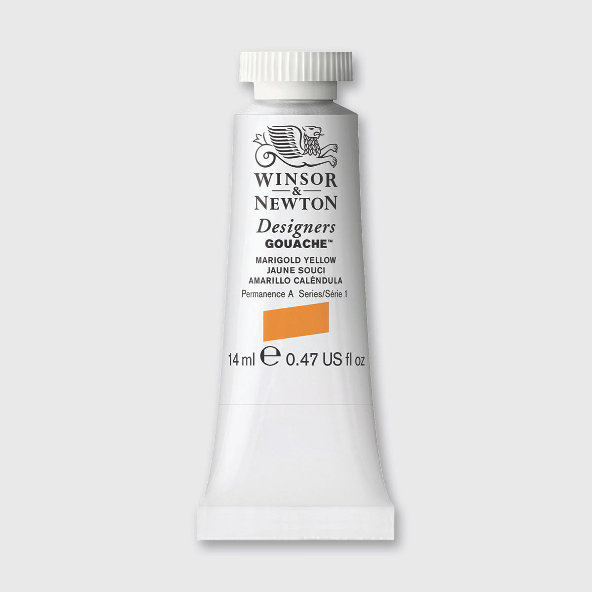 Winsor & Newton Marigold Yellow Gouache 14ml, Cadmium-Free