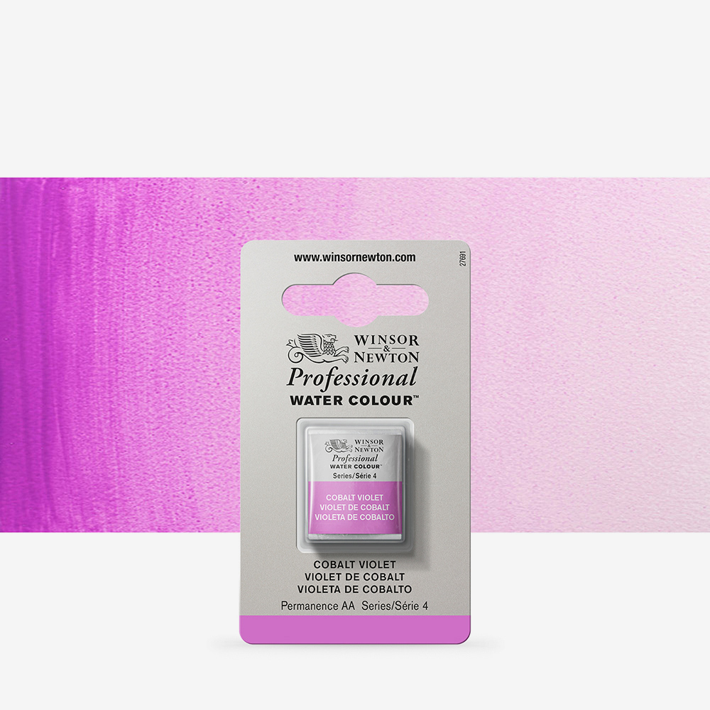 Winsor & Newton Cobalt Violet Watercolour Half Pan – High Lightfastness