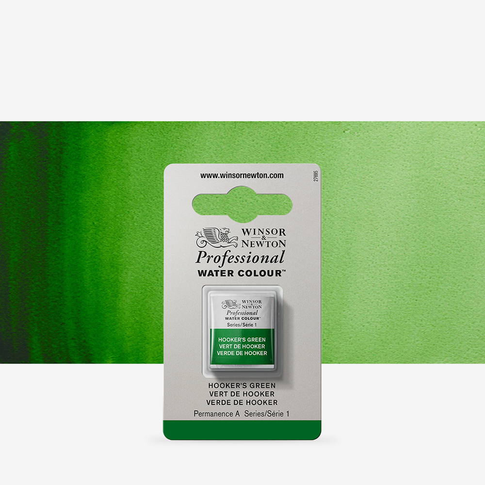 Winsor & Newton Professional Watercolour – Hookers Green 0.1kg