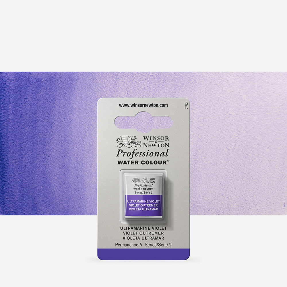 Winsor & Newton Ultramarine Violet Watercolour Paint, High Lightfastness