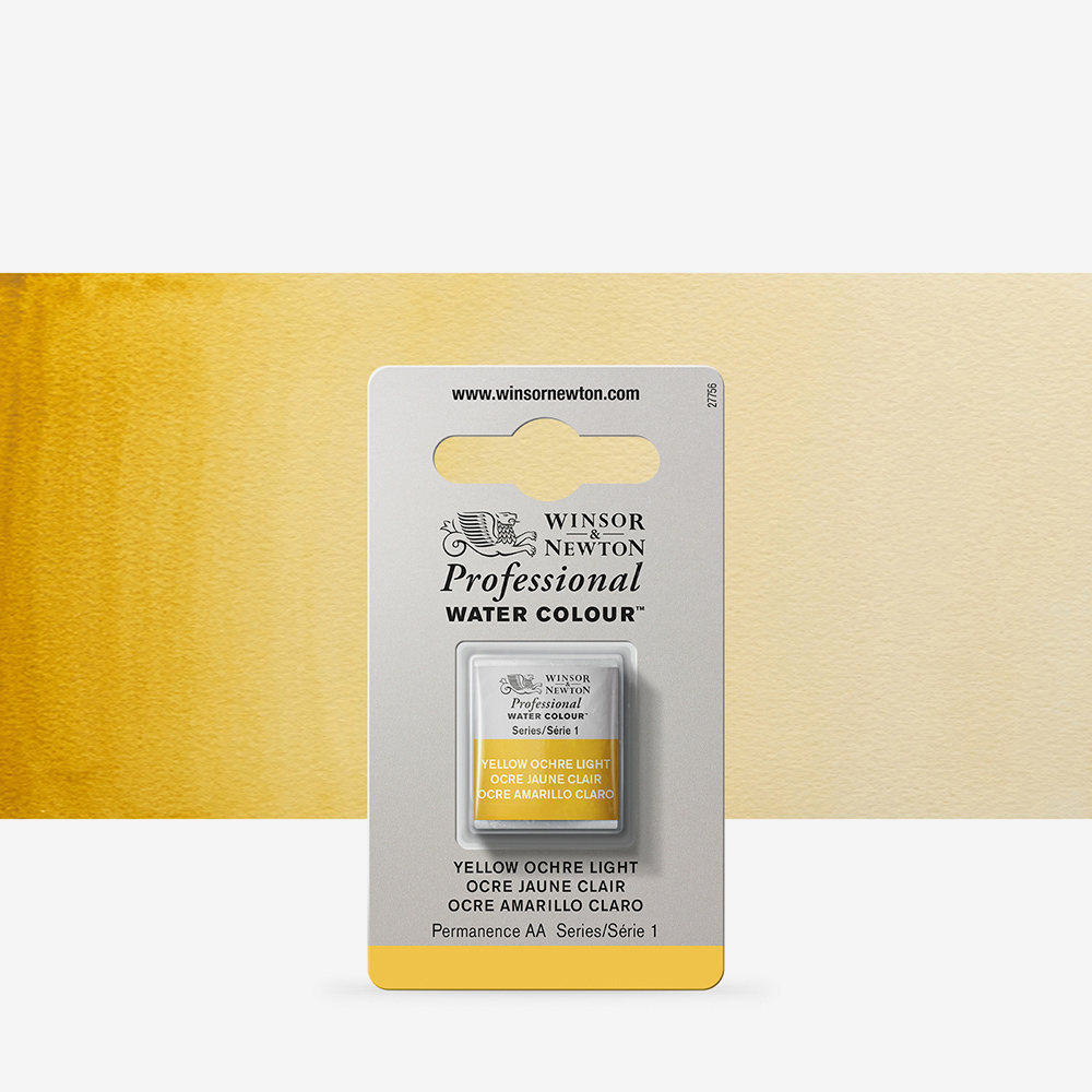 Winsor & Newton Yellow Ochre Watercolour Half Pan 10g