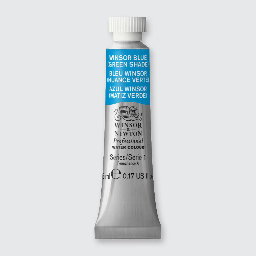 Winsor & Newton Professional Watercolour 5ml – Winsor Blue