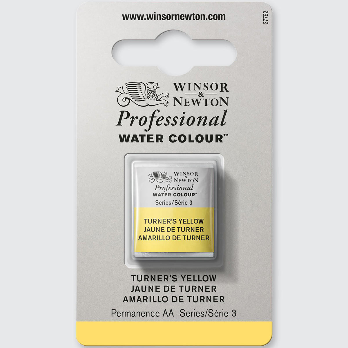 Winsor & Newton Watercolour Half Pan Turner Yellow