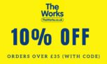 The Works: 10% Off Orders Over £35 (with Code)