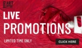 Cass Art: Live Promotions