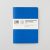 Cass Art A5 Softbound Lined Notebook, Cobalt Blue, Vegan Leather