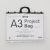 Mapac A3 Clear Project Bag – Durable Clear Plastic, £3.60
