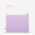 Pith Pomelo Lavender Notebook 156 Pages, Lays Flat, 260x210mm