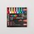 Posca Brush Marker Set, 8 Colours, 1.0-4.0mm Tips