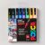 Posca Marker Set of 8 – Water-Based Pigment Ink, 1.3mm Tips