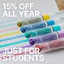London Graphic Centre: 15% off. 365 days a year for Students