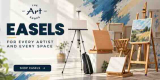 The Art Shops: Easel Sale — save big from tabletop to studio